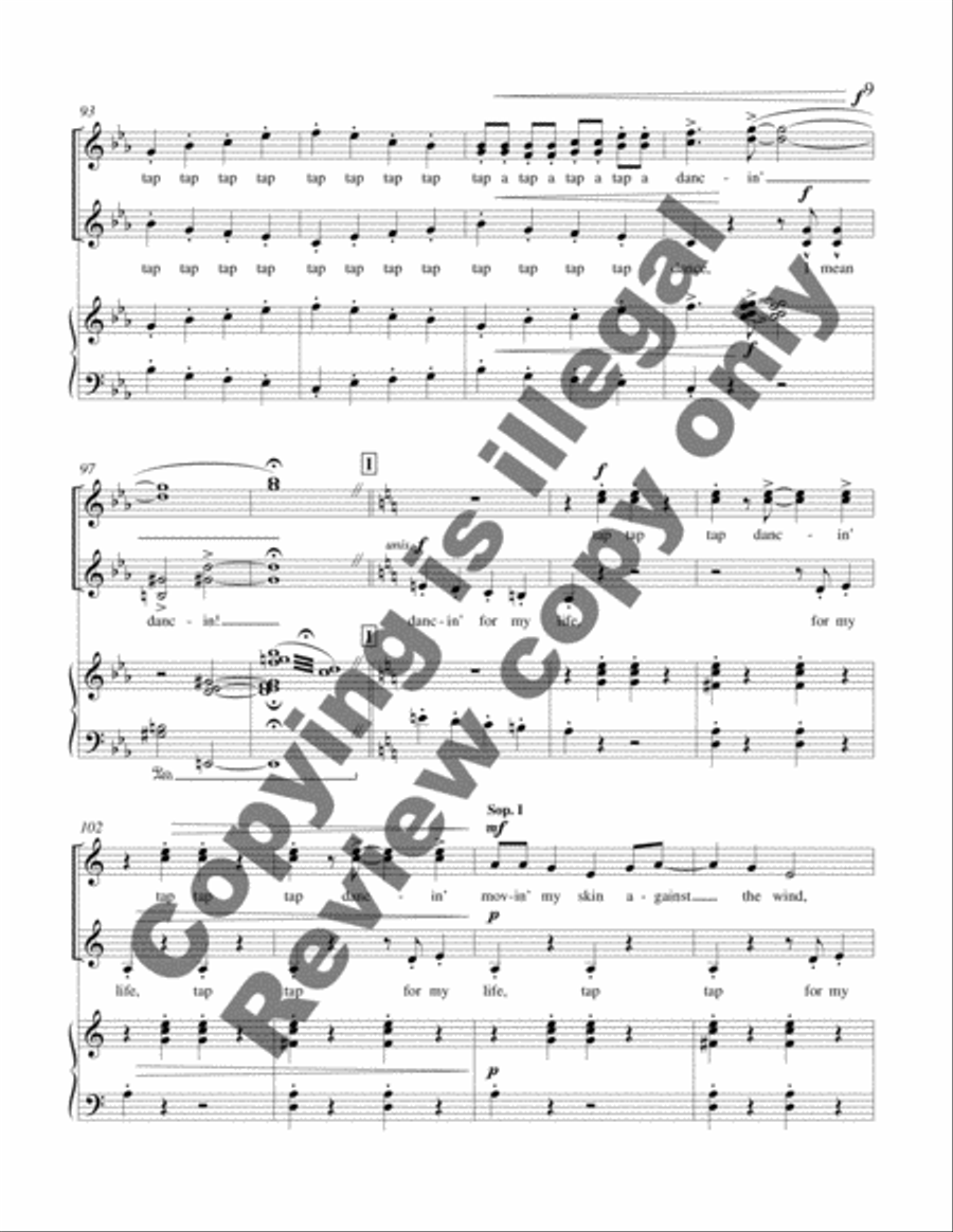 Dreams and Dances: 1. Bones Be Good! SSA scores gallery preview page 11