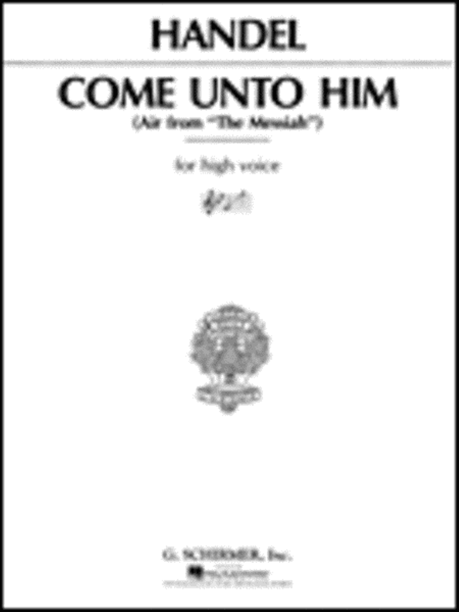 Come Unto Him (from Messiah) Voice scores gallery preview page 1