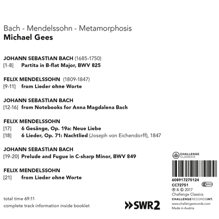 Bach - Mendelssohn - Metamorphosis
