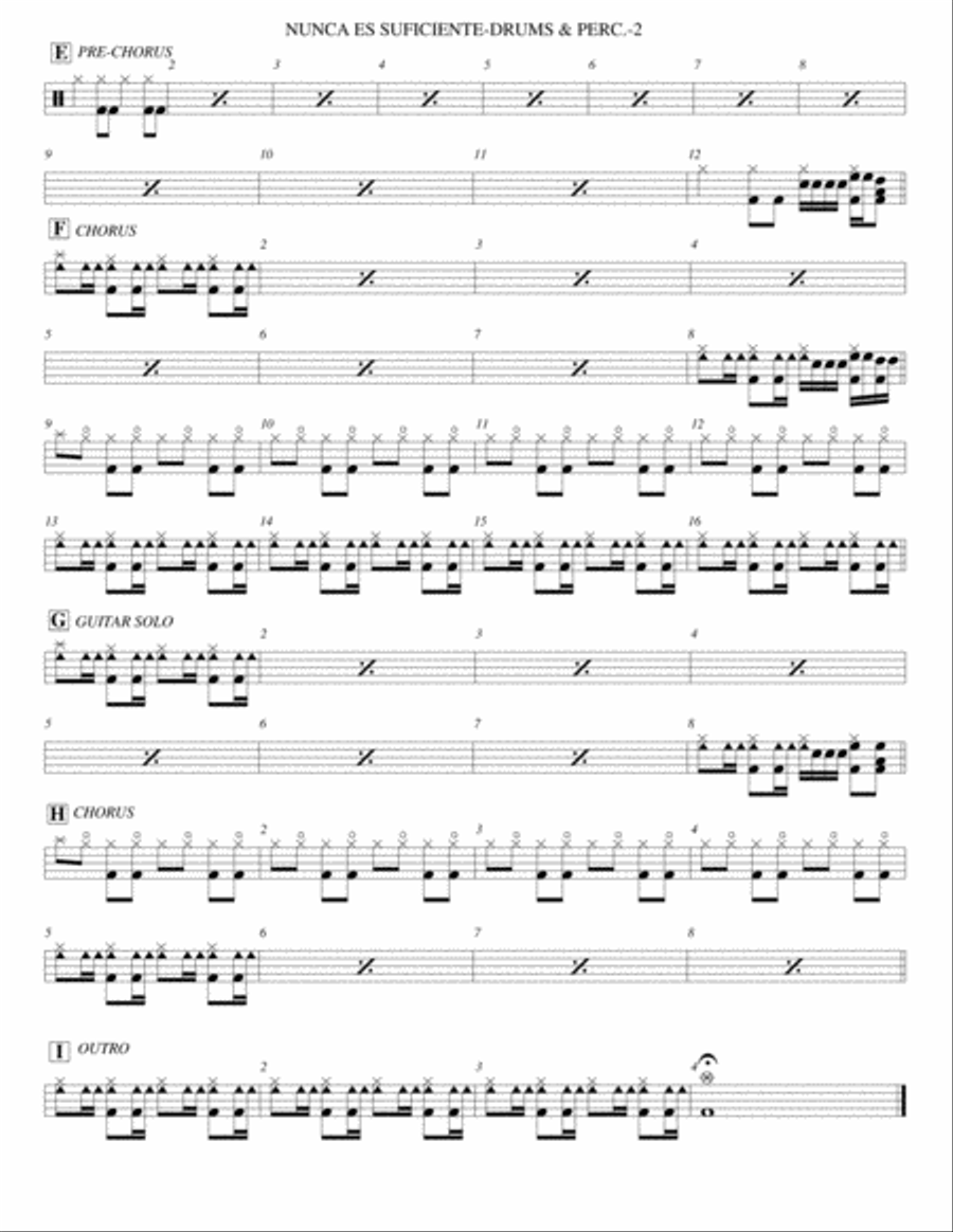 Nunca Es Suficiente Tenor Saxophone scores gallery preview page 4