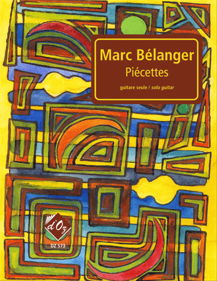 Piécettes Classical Guitar scores gallery preview page 1