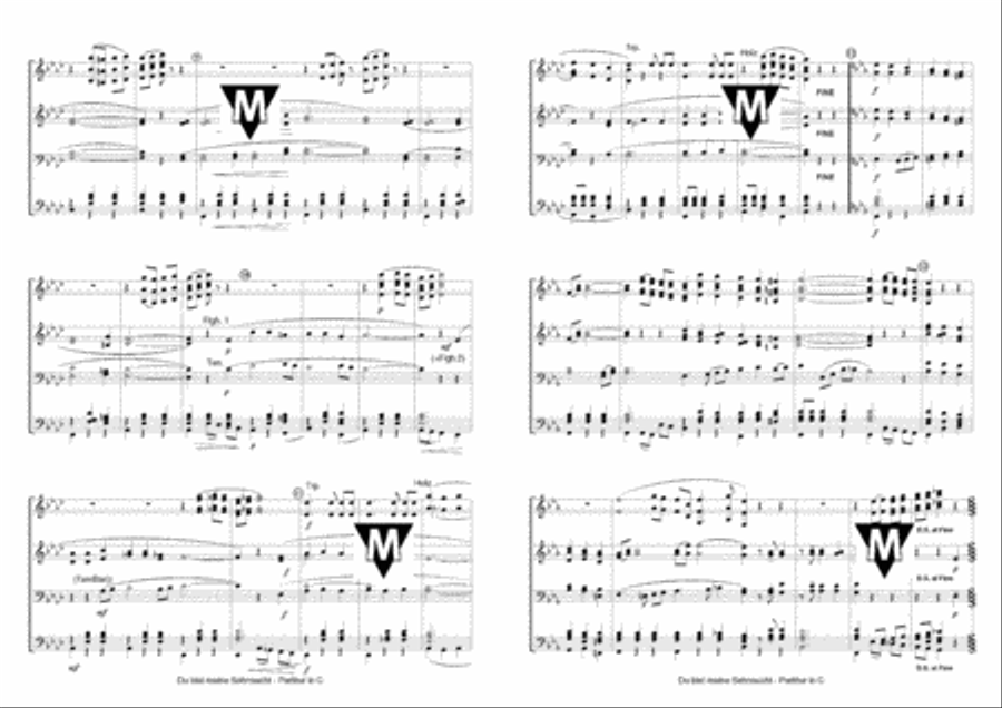 Du bist meine Sehnsucht Du bist meine Sehnsucht Concert Band scores gallery preview page 4