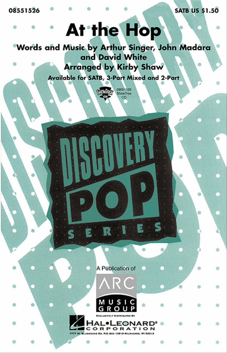 At the Hop 4-Part scores gallery preview page 1