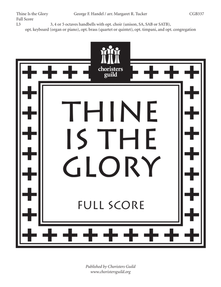 Thine Is the Glory - Full Score image number null
