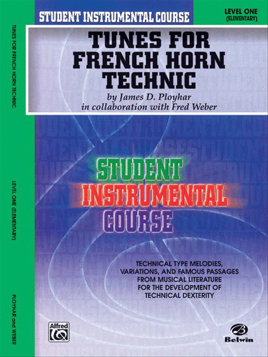 Tunes For French Horn Technic Level I Horn scores gallery preview page 1
