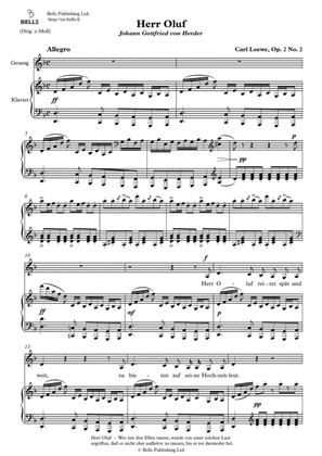 Herr Oluf, Op. 2 No. 2 (D minor)