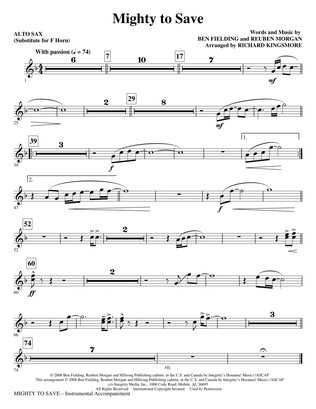 Mighty To Save - Alto Sax 1 & 2 (Sub. Horn)