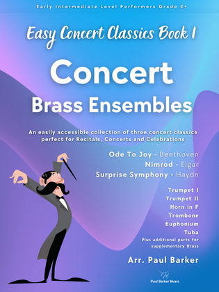 Book cover for Easy Concert Classics - Brass Ensembles Book 1