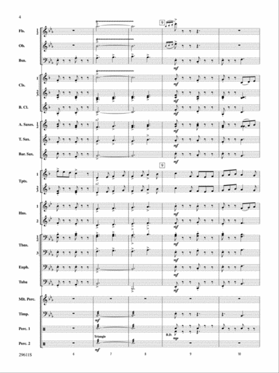 Joyeux Noël! Concert Band scores gallery preview page 3