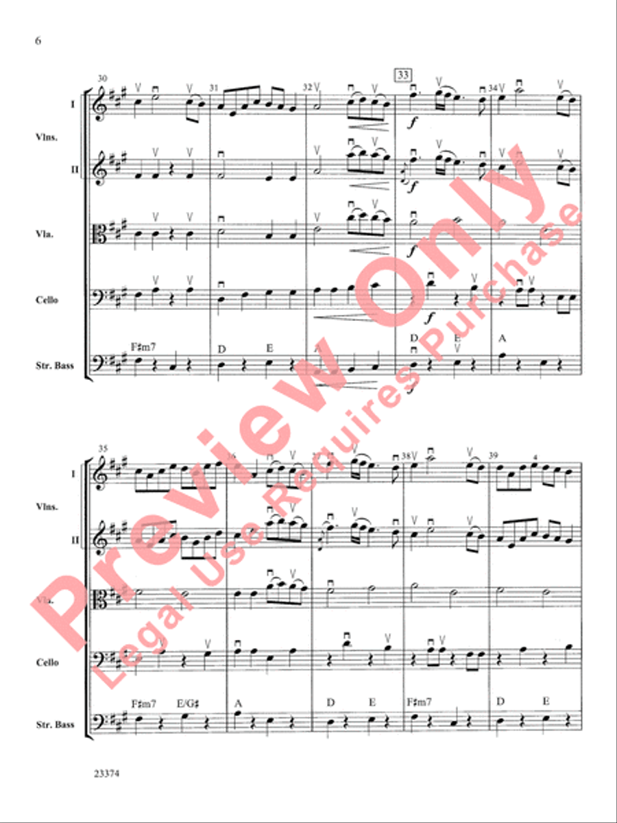 Red Lodge Reel String Orchestra scores gallery preview page 7