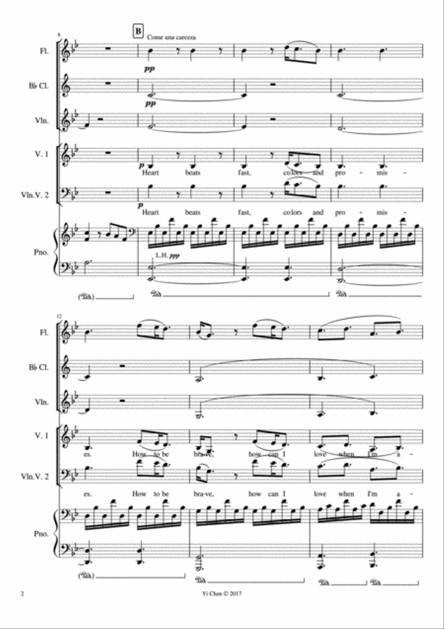 A Thousand Years Piano, Vocal, Guitar scores gallery preview page 2