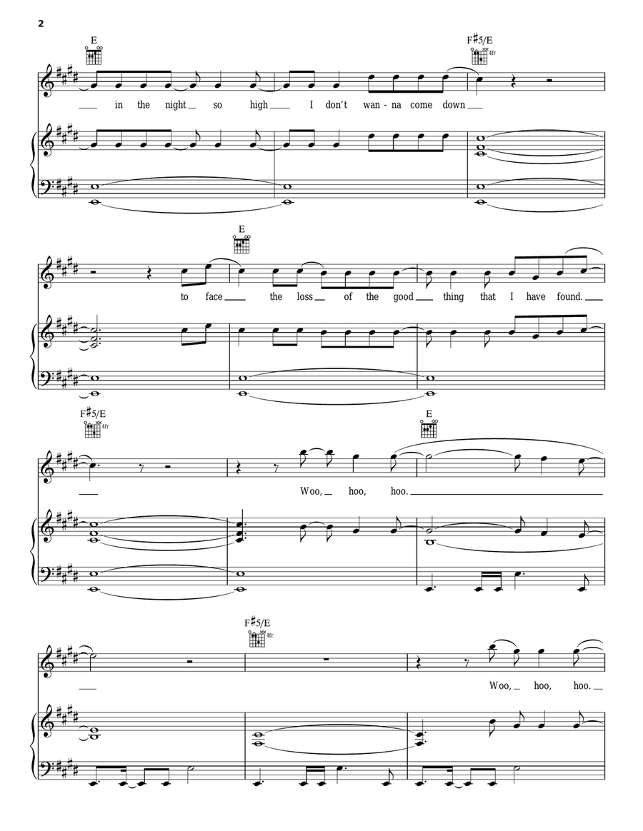 Revelry Revelry Piano, Vocal, Guitar scores gallery preview page 2