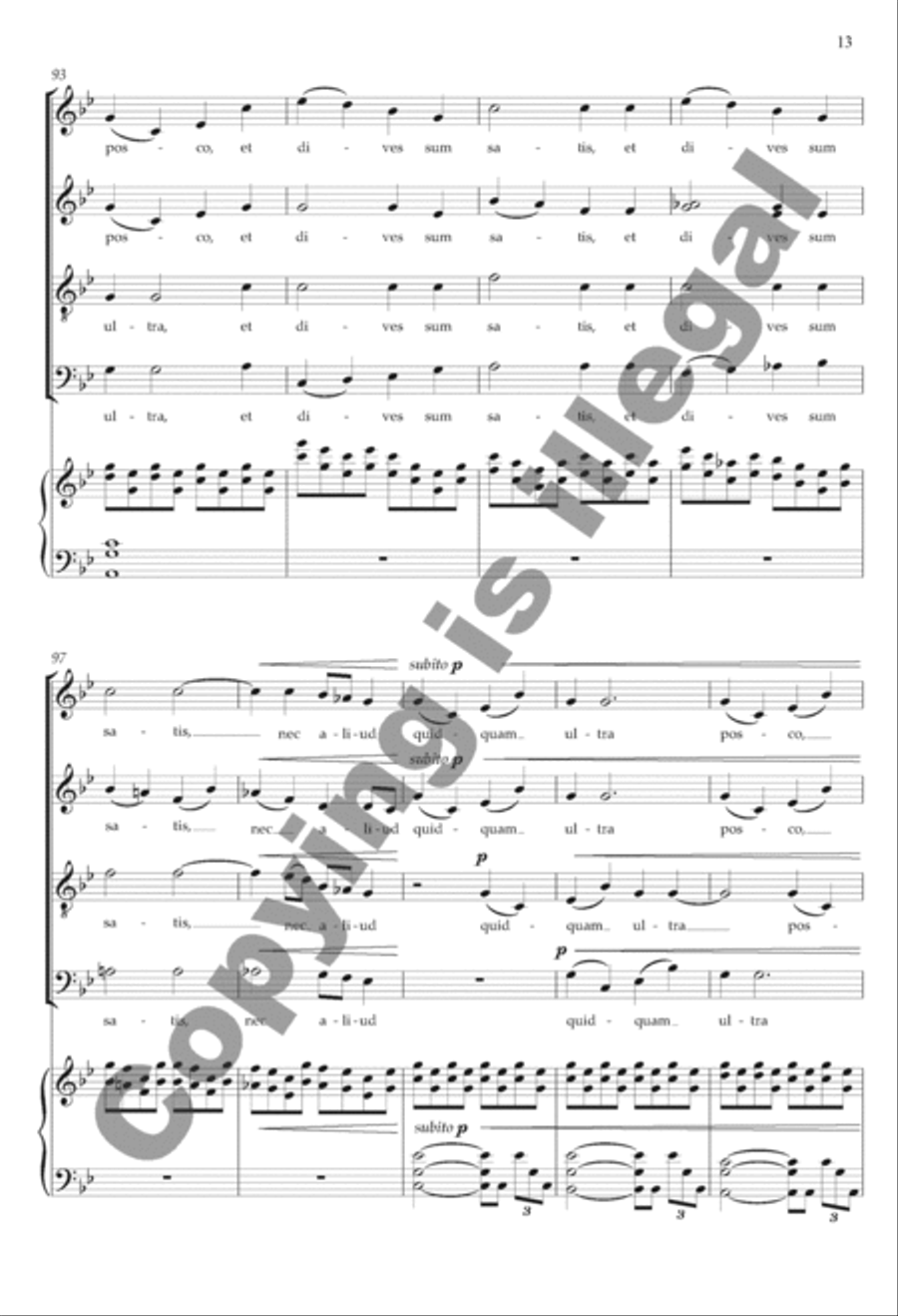 Suscipe, Domine 4-Part scores gallery preview page 11
