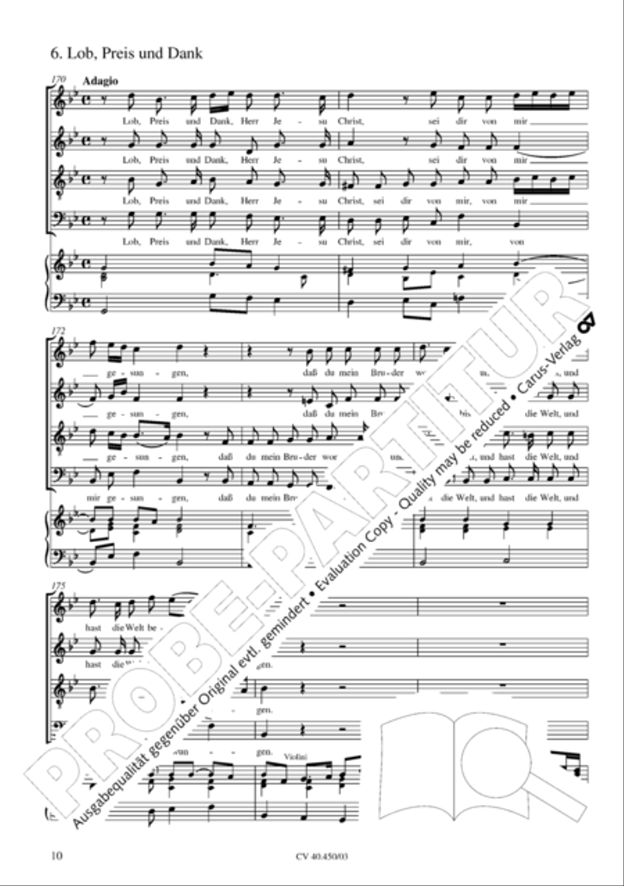 We welcome thee, O bridgegroom fair Choir scores gallery preview page 11