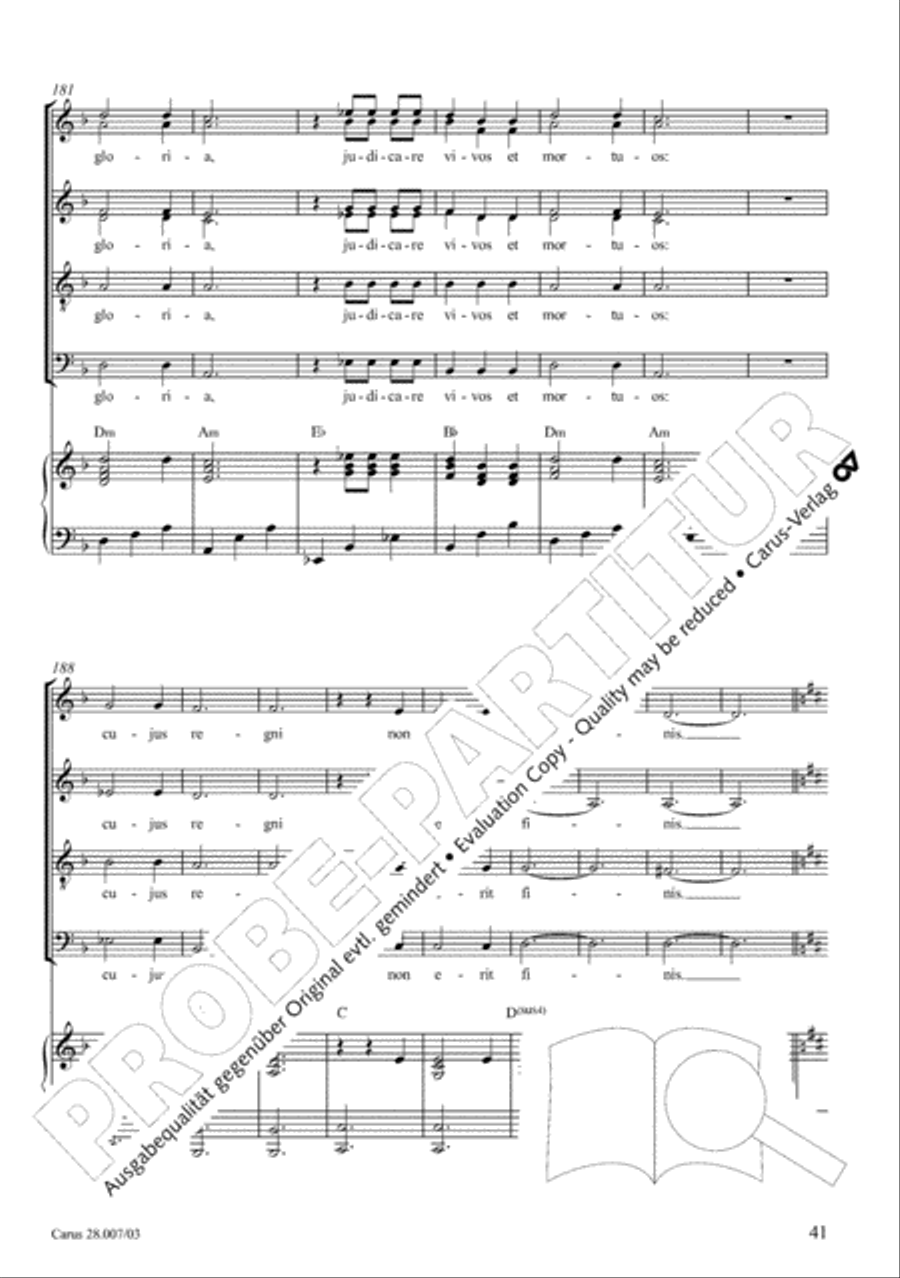 Missa latina 4-Part scores gallery preview page 42