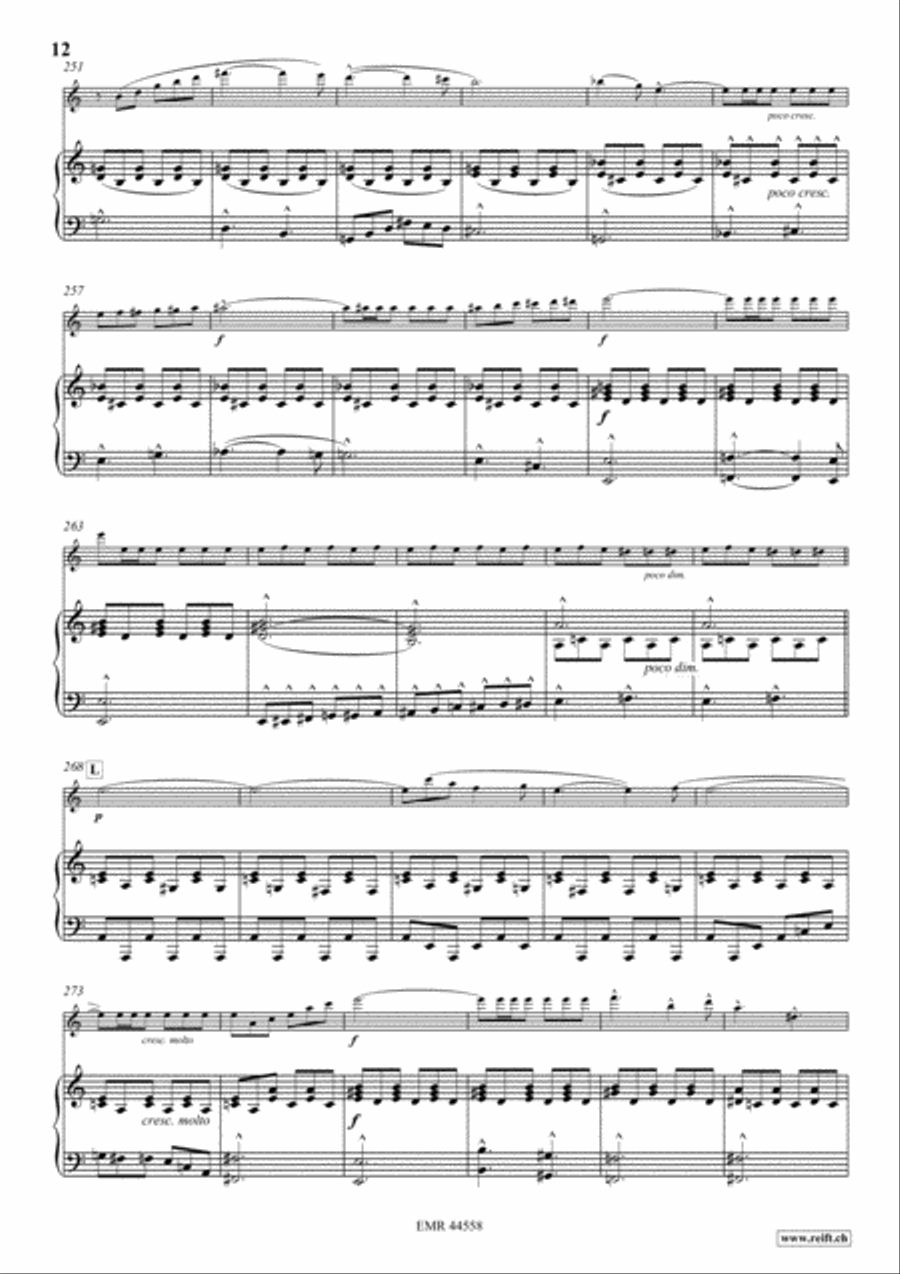 Scherzo Flute Solo scores gallery preview page 13