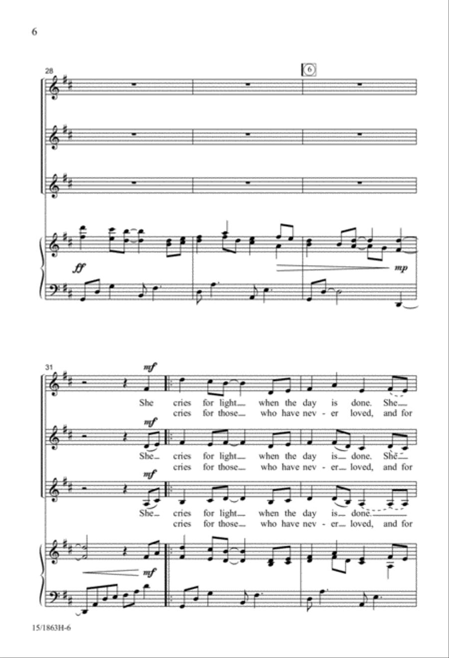 She Sings... SSA scores gallery preview page 6