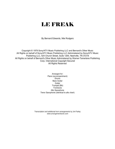 Le Freak image number null