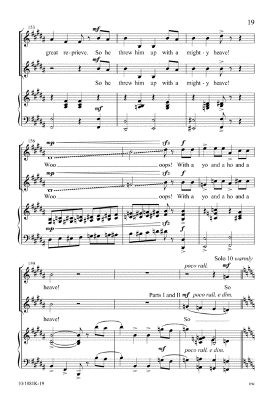 Five-Minute Musicals: Jonah and the Whale Unison Choir scores gallery preview page 19