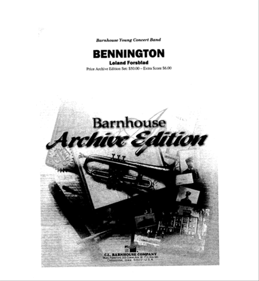 Bennington Bennington Concert Band scores gallery preview page 2
