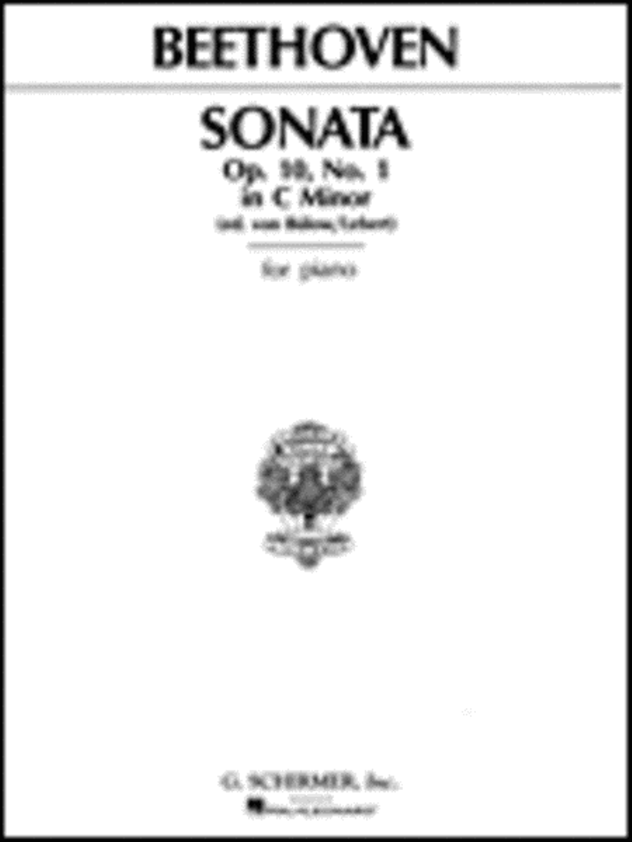 Sonata in C Minor, Op. 10, No. 1 Piano Solo scores gallery preview page 1
