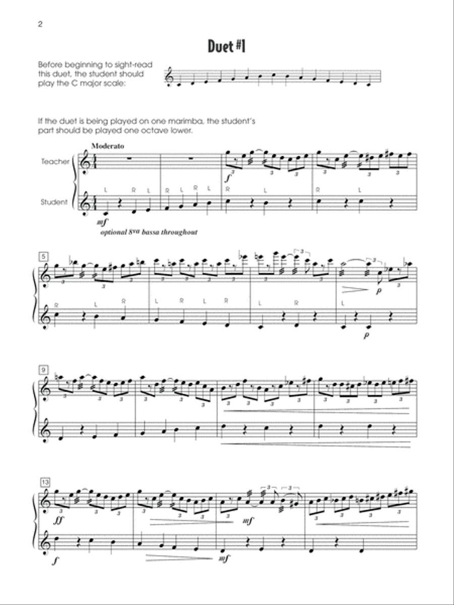 Mallet Duets for the Student & Teacher, Book 2 Small Ensemble scores gallery preview page 3