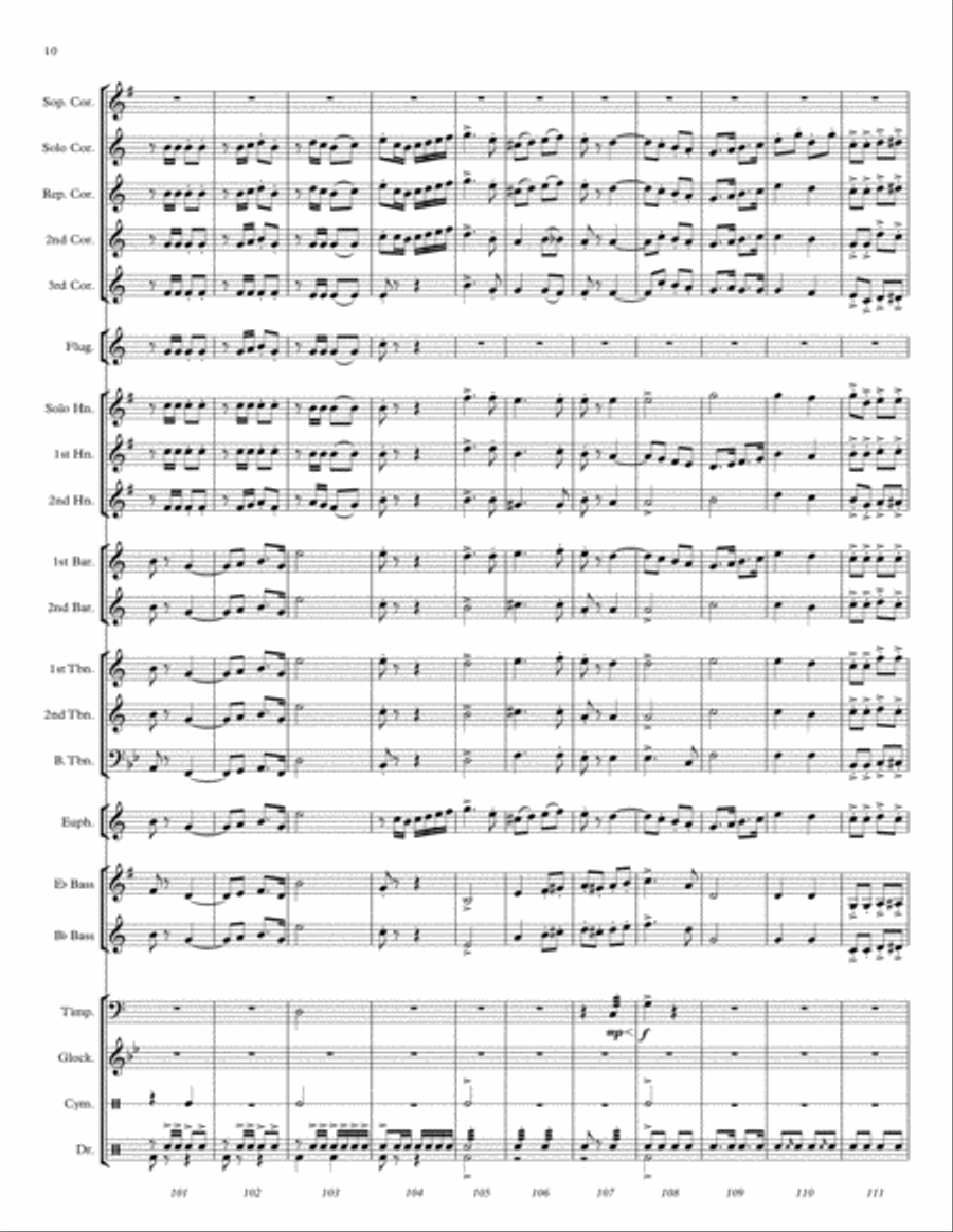 The Midwesterner Brass Band scores gallery preview page 11