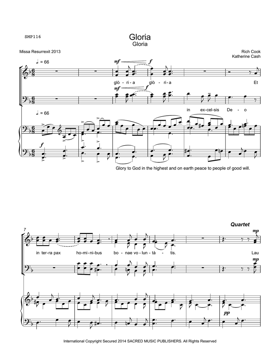Gloria In Excelsis Deo (from 