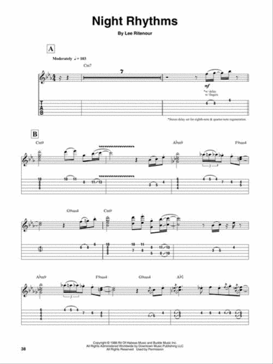 Smooth Jazz Electric Guitar scores gallery preview page 5