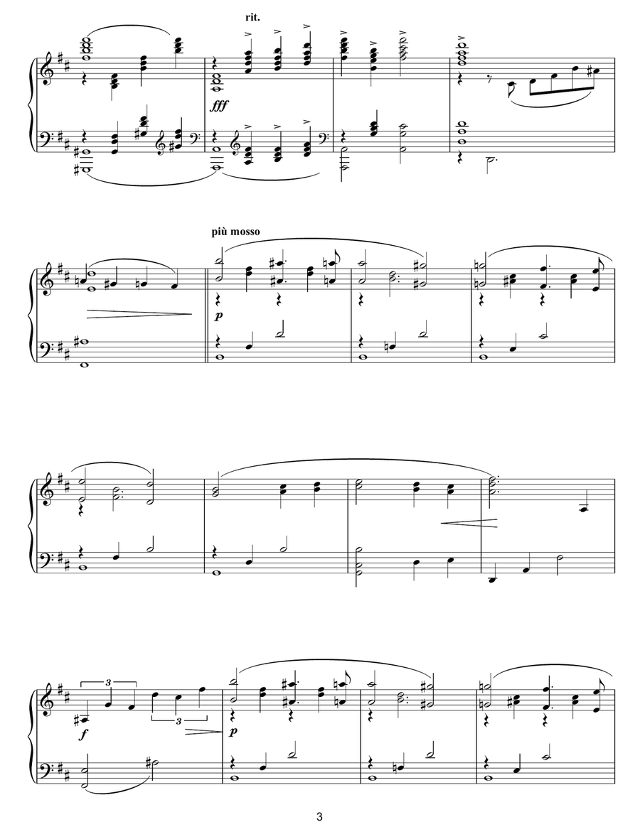 Sapphires And Sables Piano Solo scores gallery preview page 3