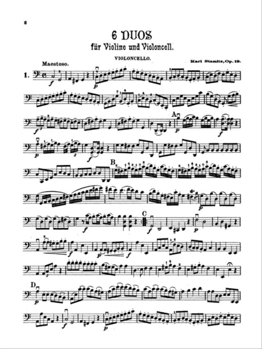 Six Duets, Op. 19 Six Duets, Op. 19 String Duet scores gallery preview page 3