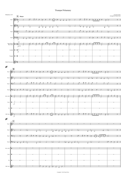 Trumpet Voluntary (Orchestra/ Concert Band Flexible Instrumentation) image number null