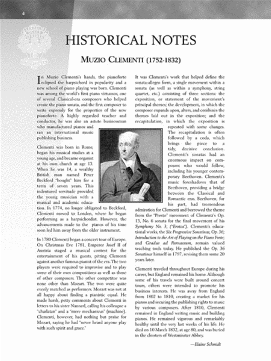 Clementi – Sonatinas, Opus 36 Piano Solo scores gallery preview page 3