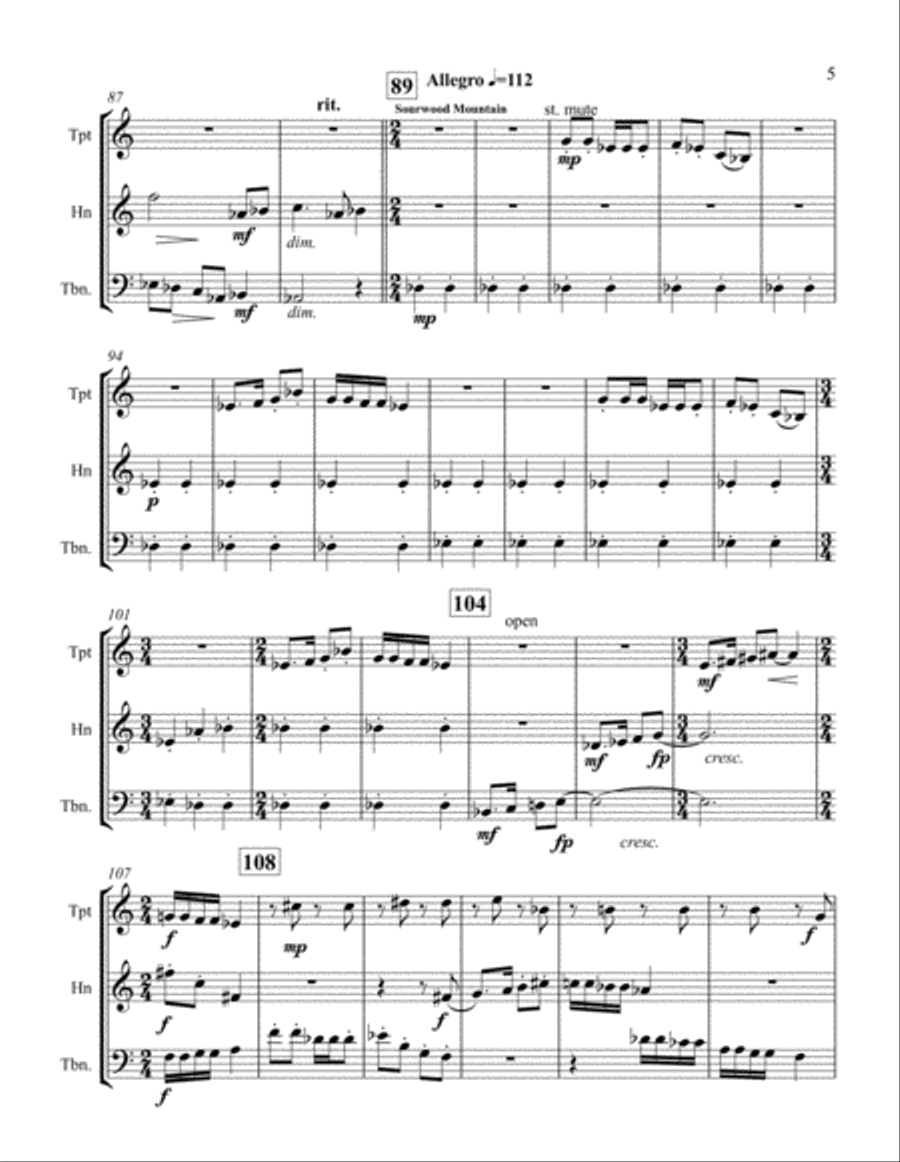Appalachian Folk Suite School and Community scores gallery preview page 5