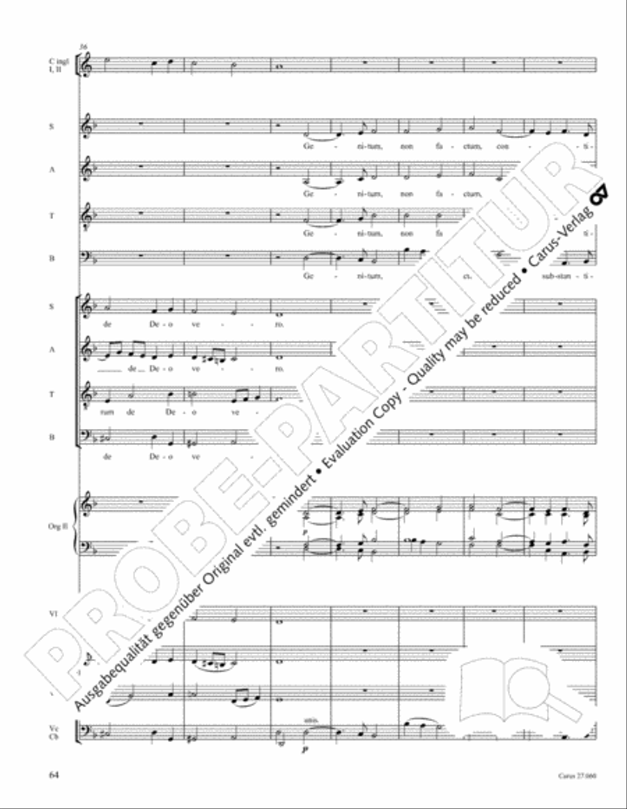 Messe a quatre voix 4-Part scores gallery preview page 75