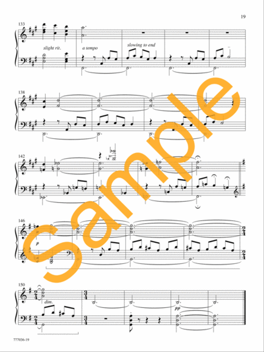 Thy Presence, My Light Piano Solo scores gallery preview page 18