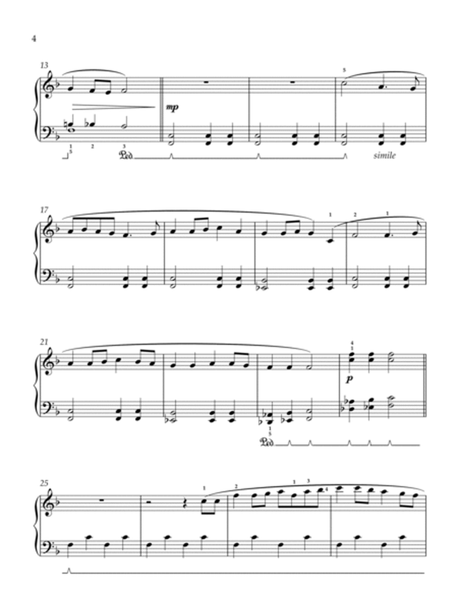 'Tis the Gift to Be Simple (Shaker Hymn) -piano solo (early intermediate) image number null