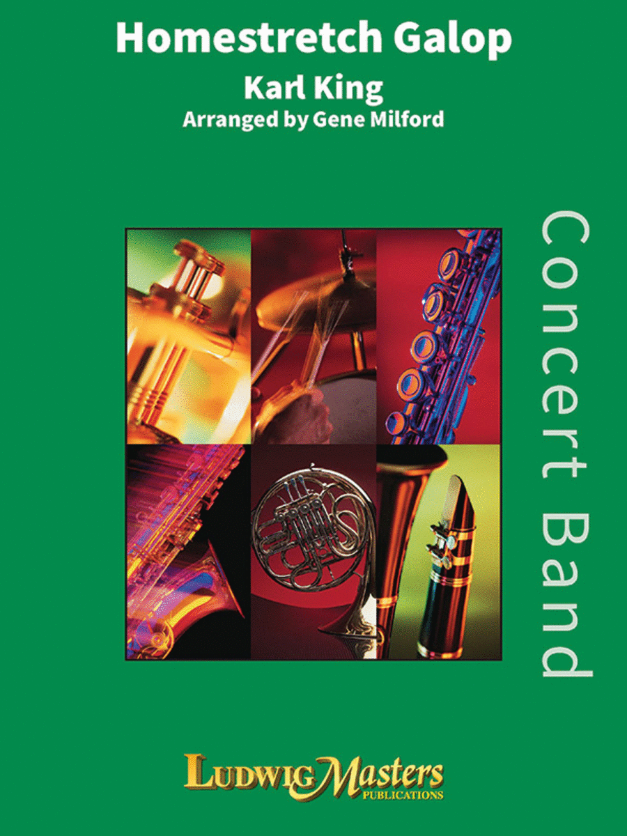 Homestretch Galop Homestretch Galop Concert Band scores gallery preview page 1