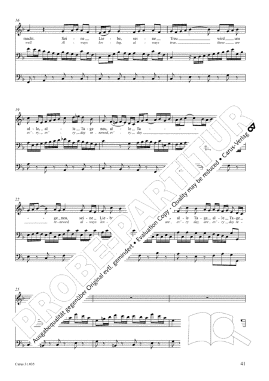 Soul and spirit are astounded (Geist und Seele wird verwirret) English Horn scores gallery preview page 42