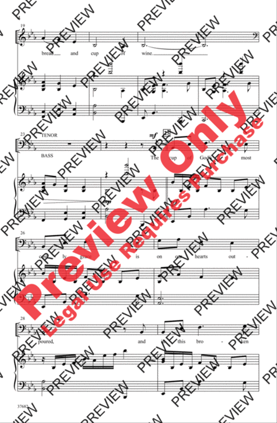 Come and Dine 4-Part scores gallery preview page 4