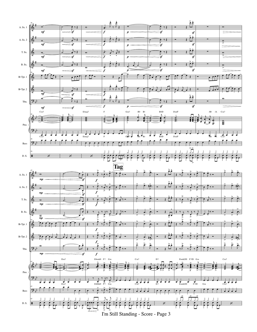 I'm Still Standing Small Ensemble scores gallery preview page 5