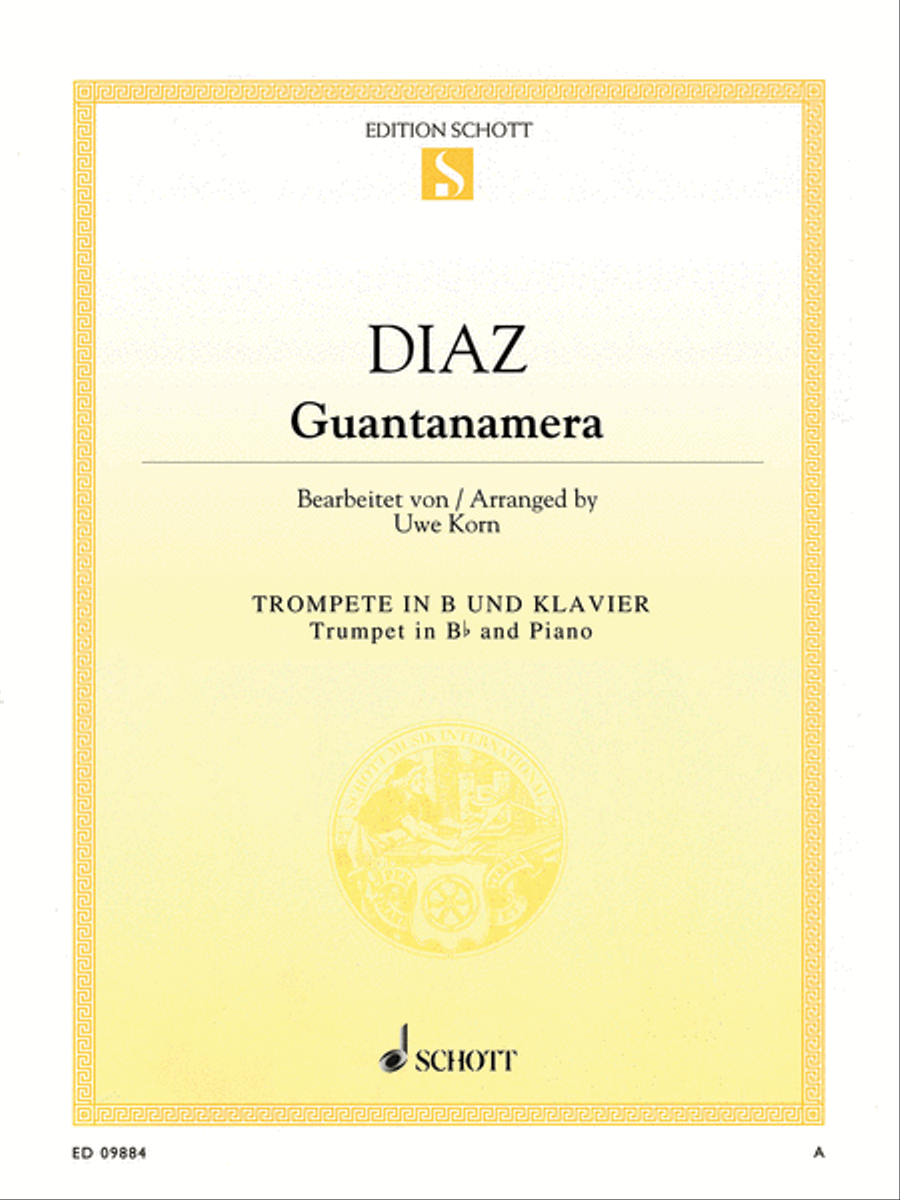 Guantanamera B-Flat Trumpet scores gallery preview page 1