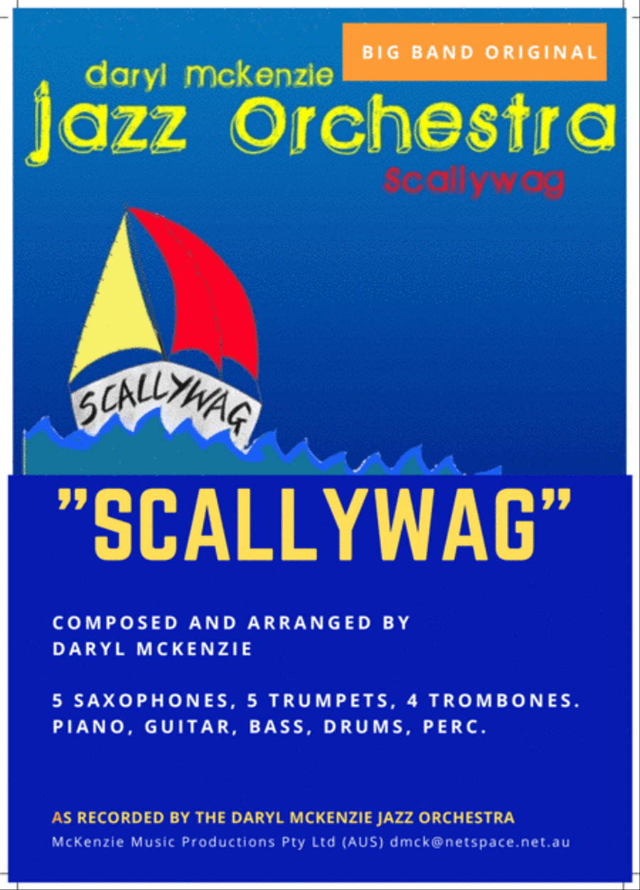 Scallywag Big Band original by Daryl McKenzie Jazz Ensemble scores gallery preview page 1