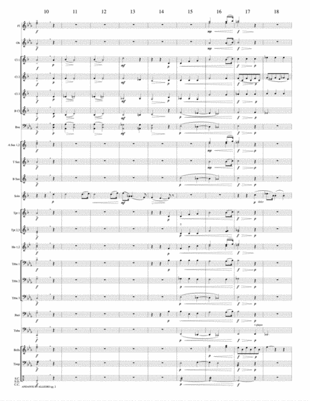 Andante et Allegro (Solo Trumpet and Concert Band): Score