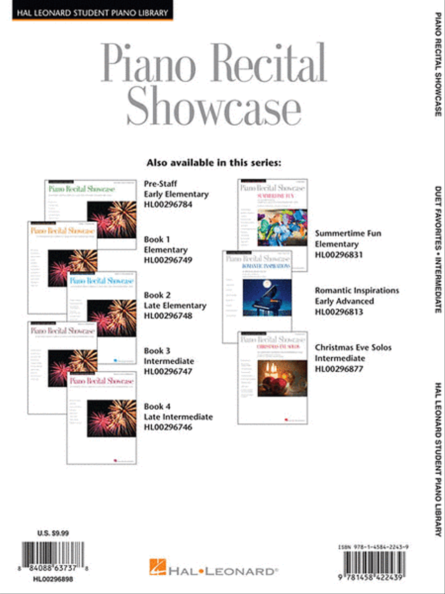 Piano Recital Showcase – Duet Favorites Piano Method scores gallery preview page 2
