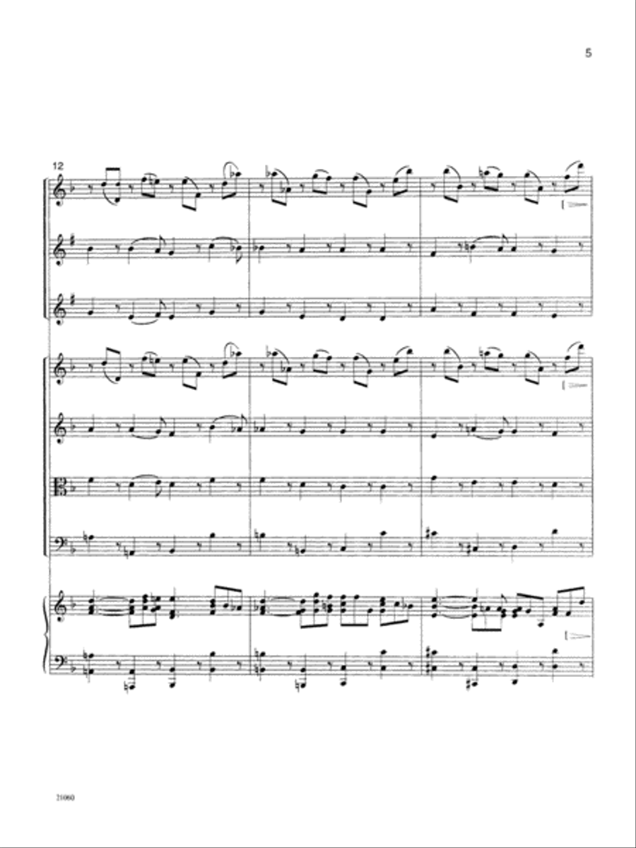 Lacrimosa (from Requiem): Score Choir scores gallery preview page 5
