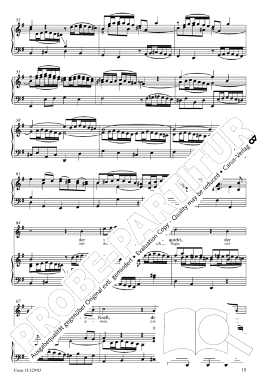 All glory to the Lord, our God (Gelobet sei der Herr, mein Gott) 4-Part scores gallery preview page 22