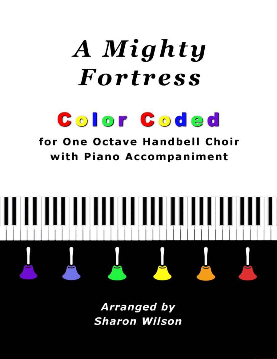 A Mighty Fortress (for One Octave Handbell Choir with Piano accompaniment) image number null