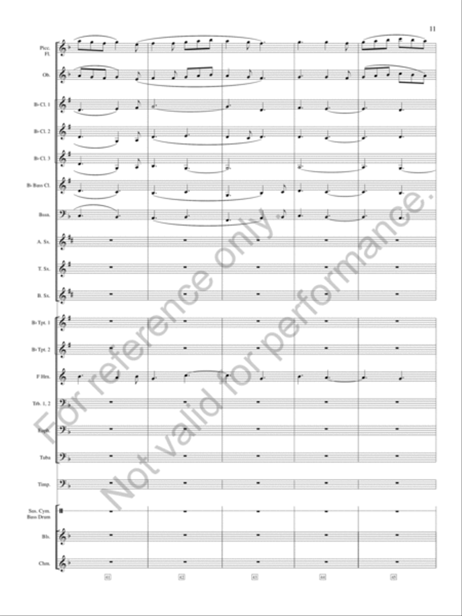 A Sussex Carol A Sussex Carol Concert Band scores gallery preview page 12