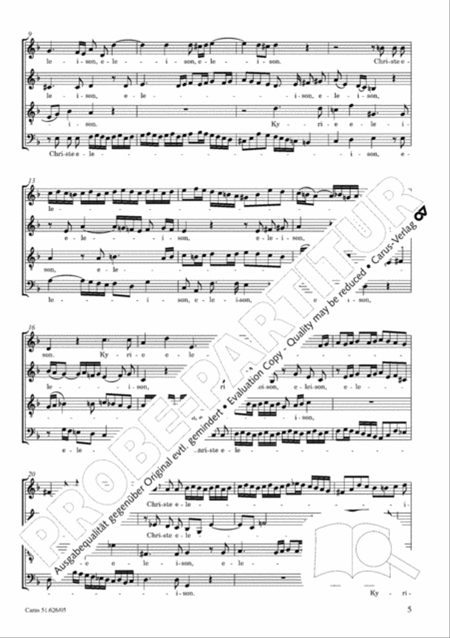 Requiem 4-Part scores gallery preview page 6